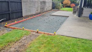 concrete patio construction